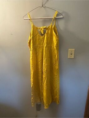 Sunshine Yellow Tie-Back Jumpsuit